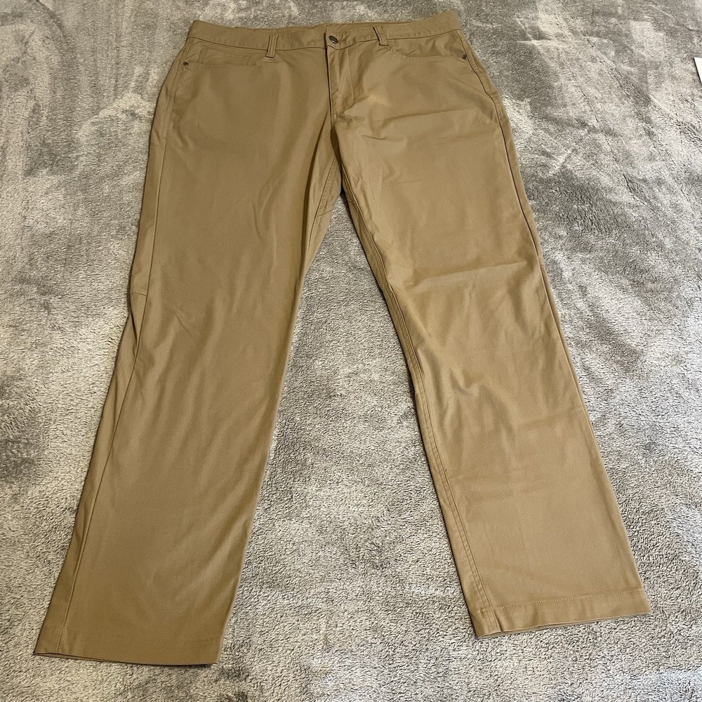 Swiss Tech Men's Travel Pant 38 X 30 Sand Khaki Outdoors Hiking